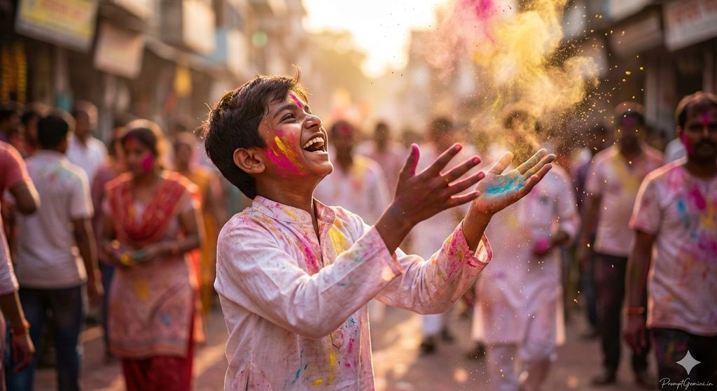 Happy Holi 2026: Realistic AI Photo Editing Prompts for Indian Boys & Girls