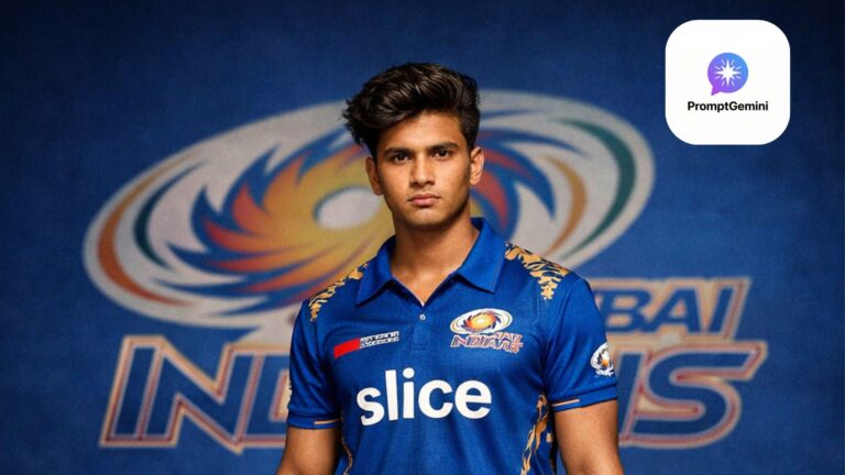 Mumbai Indians Jersey AI Photo Prompts