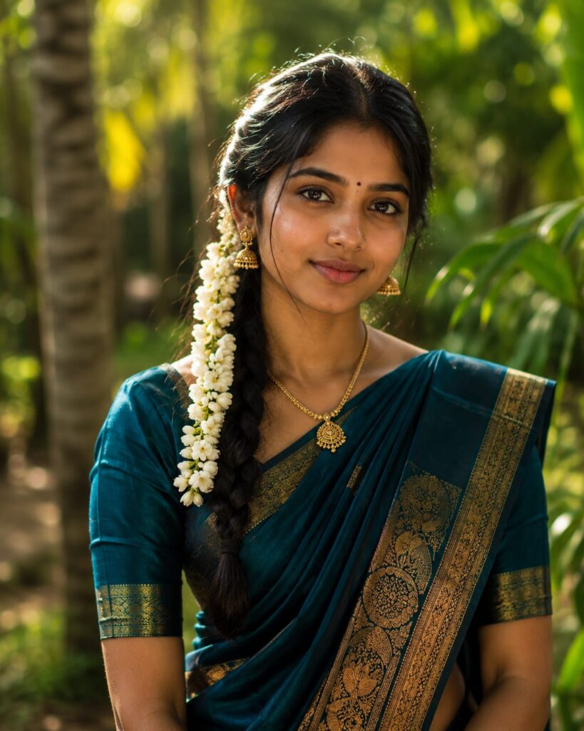 Saree Elegance Portrait DP